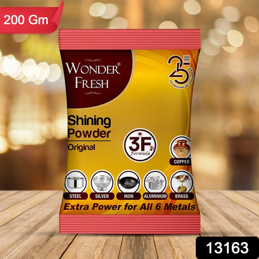 Shining Powder, Cleans and Polishes Copper, Brass, Silver, Aluminum, Iron, and Steel, Removes Tarnish and Oxidation (200 GM) - infinityexculsivestore.com