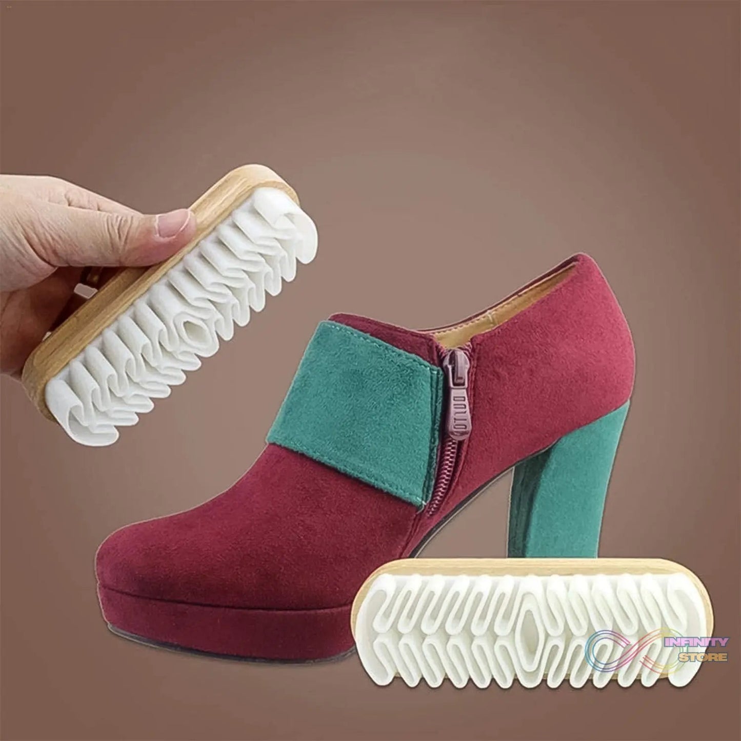 Shoe Cleaning Brush For Shoes & Boot Rubber Brush (1 Pc) - infinityexculsivestore.com