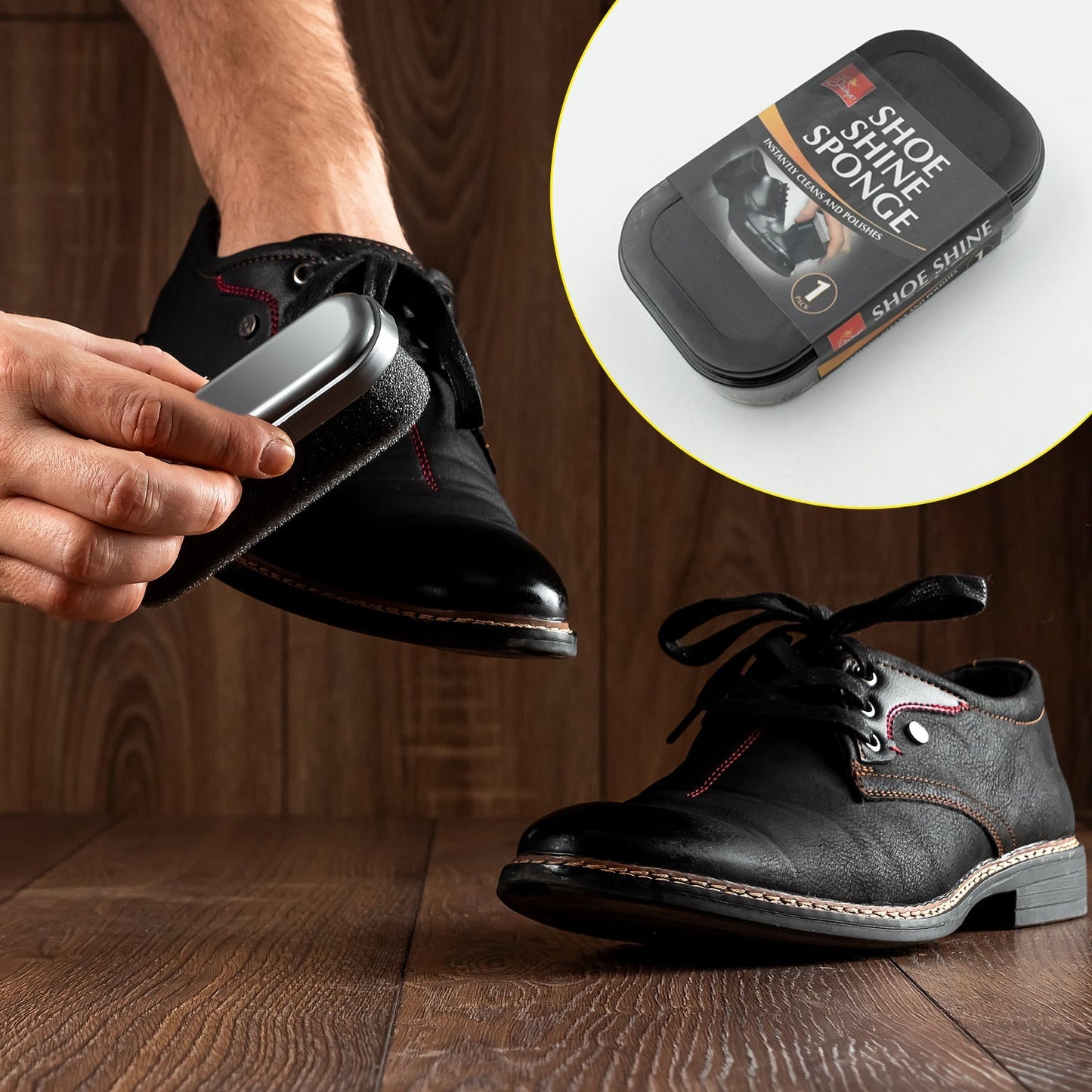 Shoe Shiner and Shoe Polish For All Colours Leather Shoes, Formal Shoes, Oxford Shoes & Dress Shoes (1 Pc) - infinityexculsivestore.com