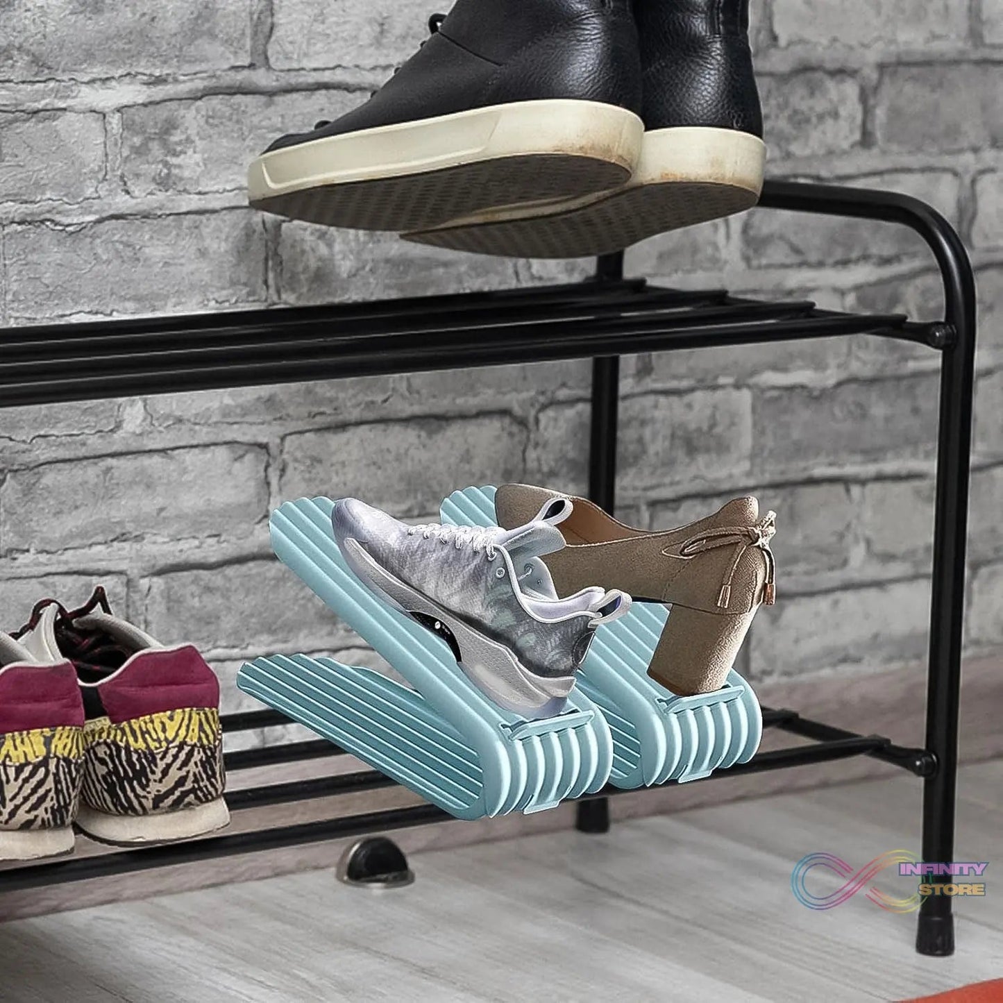 Shoe Storage Shoes Rack Shoe Racks Storage Small Shoe Stand (27×11 Cm / 1 Pc) - infinityexculsivestore.com