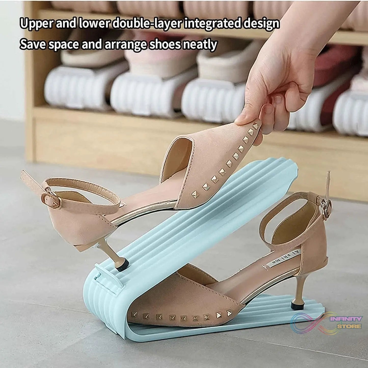 Shoe Storage Shoes Rack Shoe Racks Storage Small Shoe Stand (27×11 Cm / 1 Pc) - infinityexculsivestore.com
