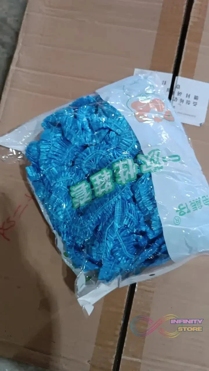 Shower Cap, Waterproof Disposable Shower Cap, 100 Pieces - infinityexculsivestore.com