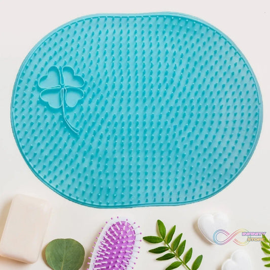Silicone Bath Massage Cushion with Suction Cup (35×28 CM / 1 Pc) - infinityexculsivestore.com