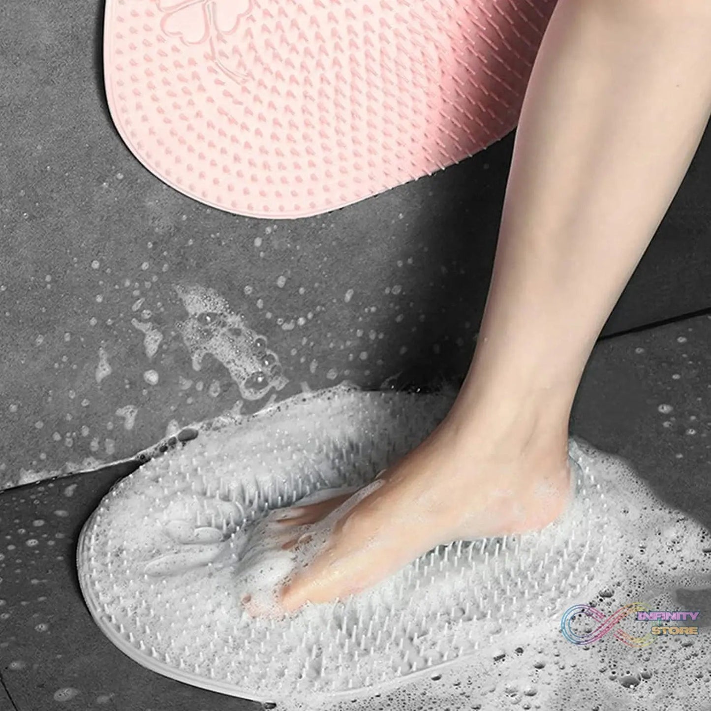 Silicone Bath Massage Cushion with Suction Cup (35×28 CM / 1 Pc) - infinityexculsivestore.com