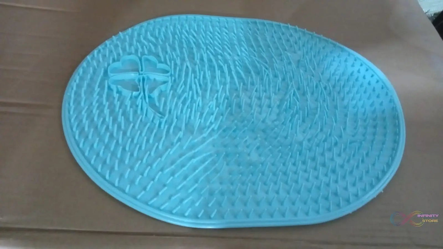 Silicone Bath Massage Cushion with Suction Cup (35×28 CM / 1 Pc) - infinityexculsivestore.com