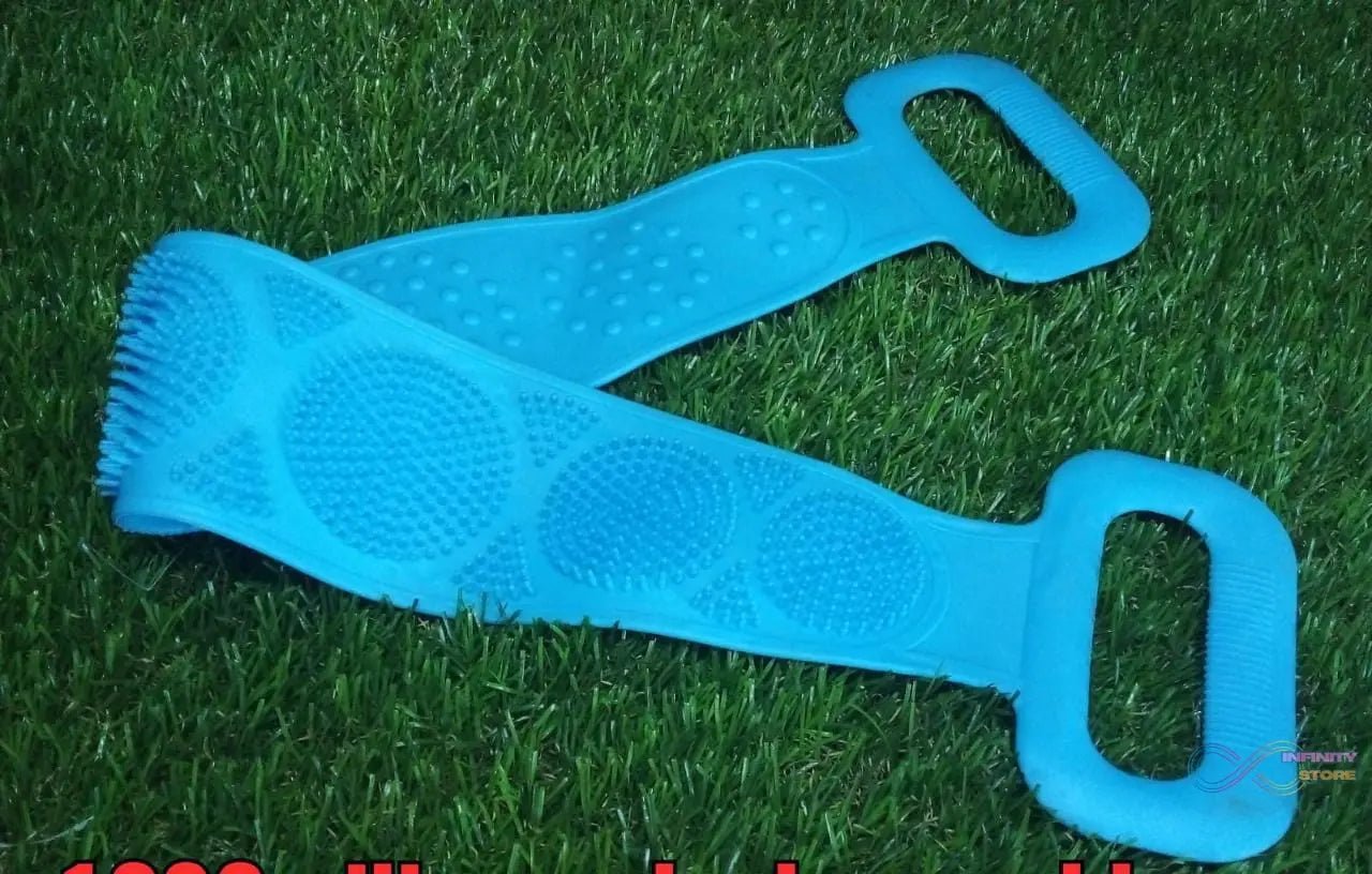 Silicone Body Back Scrubber, Double Side Bathing Brush for Skin Deep Cleaning Massage. - infinityexculsivestore.com