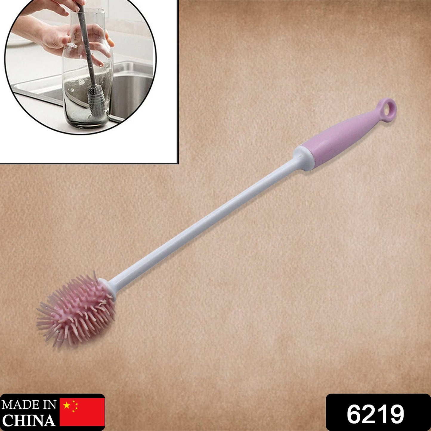 Silicone Bottle Brush Cleaner Brush for Hydro Flask/Vacuum Sports Bottle Vases/Glassware/Water Bottle Cleaner Brushes, for Washing Water Bottle - infinityexculsivestore.com