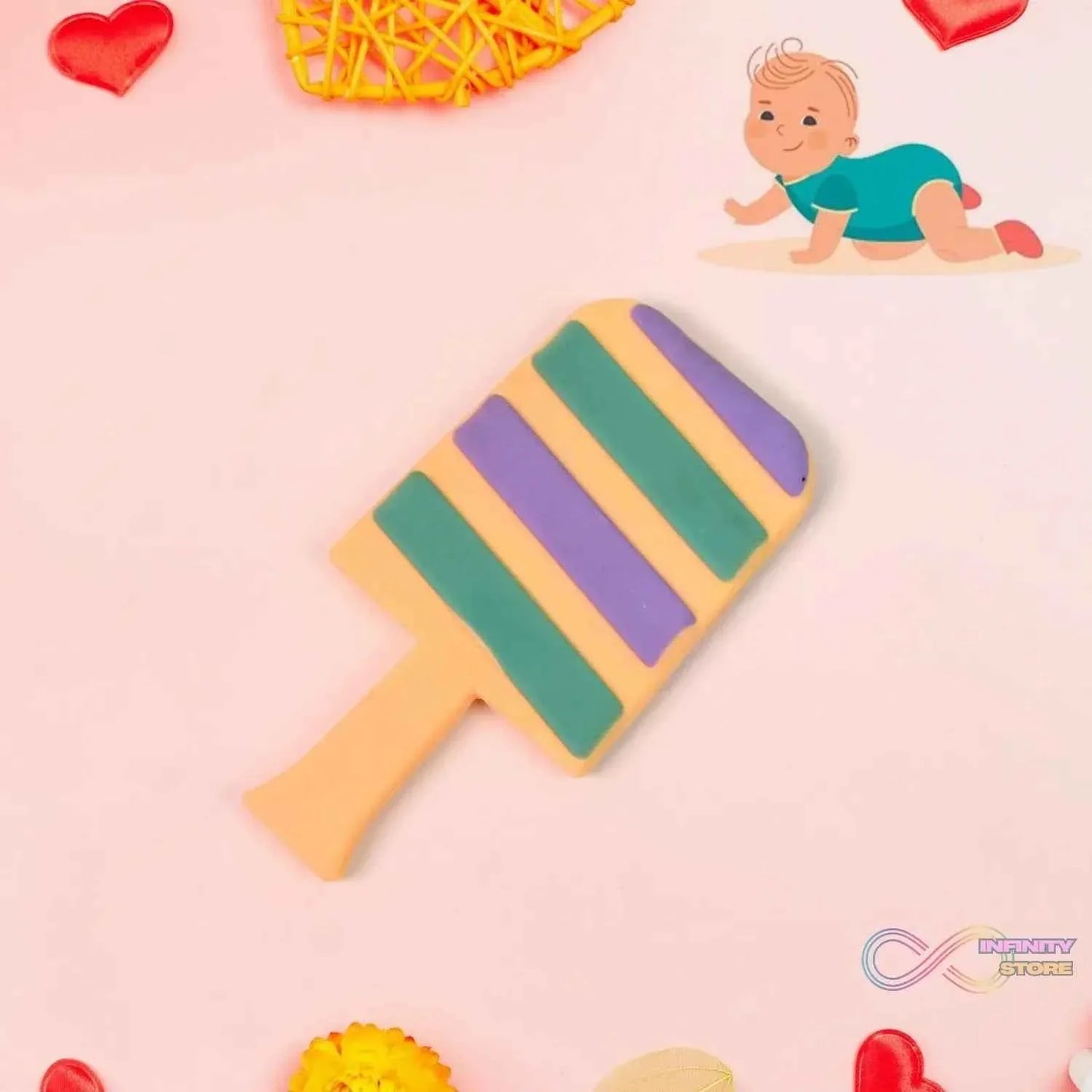 Silicone Candy Shape Teether for Baby (1 Pc) - infinityexculsivestore.com