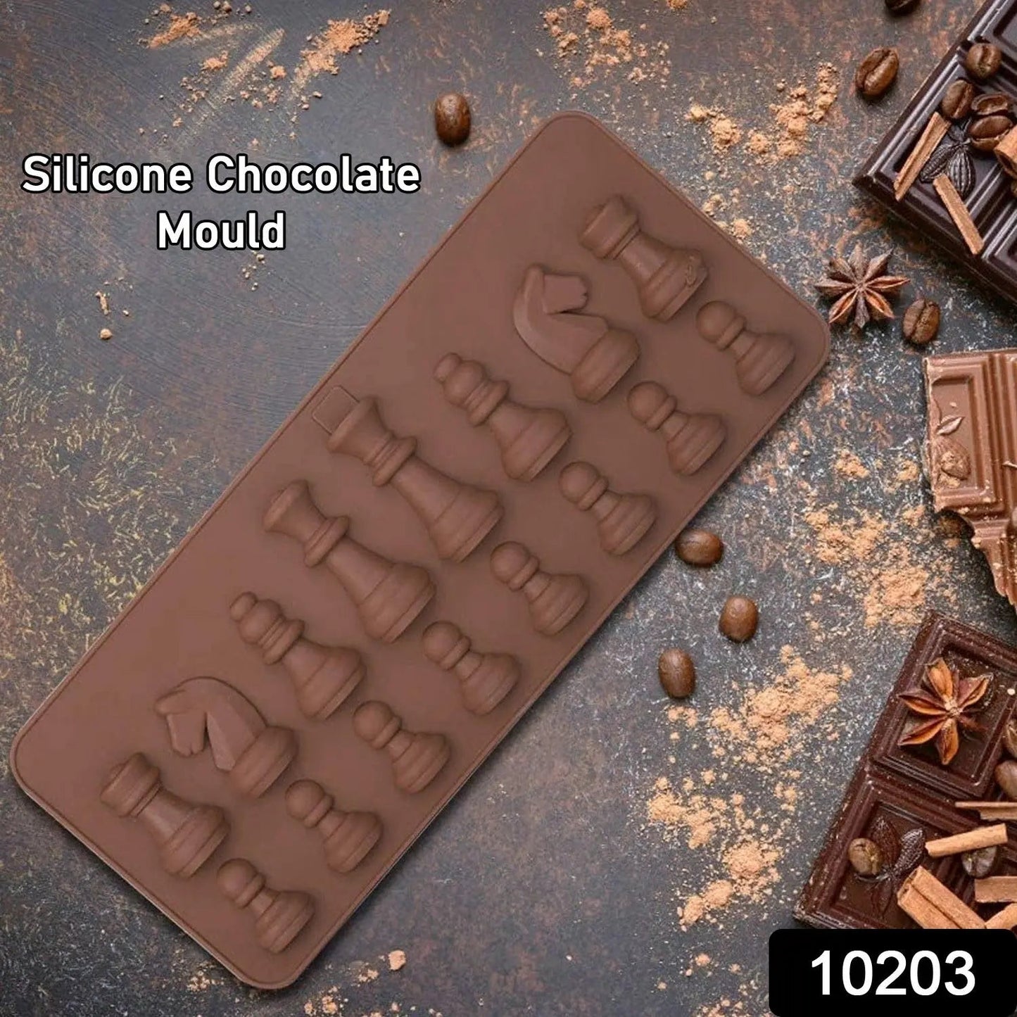 Silicone Chocolate Mould Chess Shape (1 Pc) - infinityexculsivestore.com