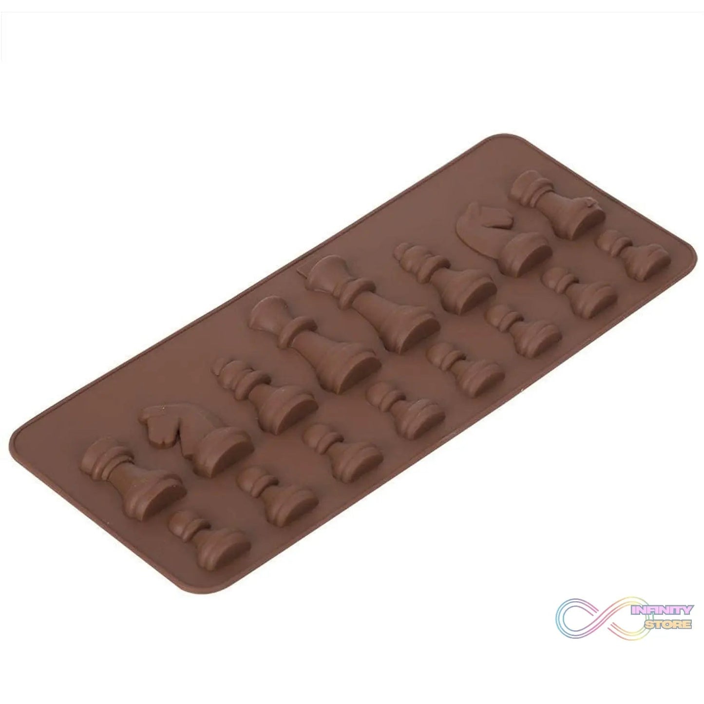 Silicone Chocolate Mould Chess Shape (1 Pc) - infinityexculsivestore.com
