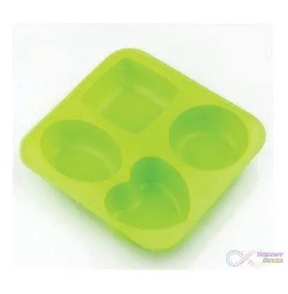 Silicone Circle, Square, Oval and Heart Shape Soap And Mini Cake Making Mould - infinityexculsivestore.com