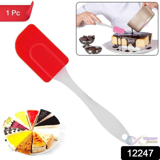 Silicone Cooking Spatula for Baking (1 Pc / 18 Cm) - infinityexculsivestore.com