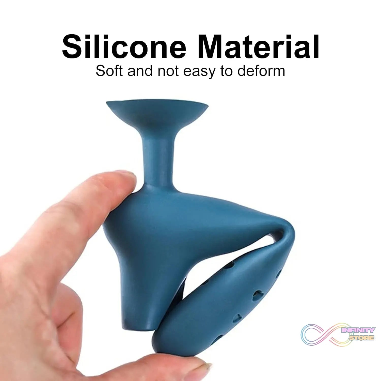 Silicone Door Handle Cover with Suction Cup (1 Pc / Mix Color) - infinityexculsivestore.com