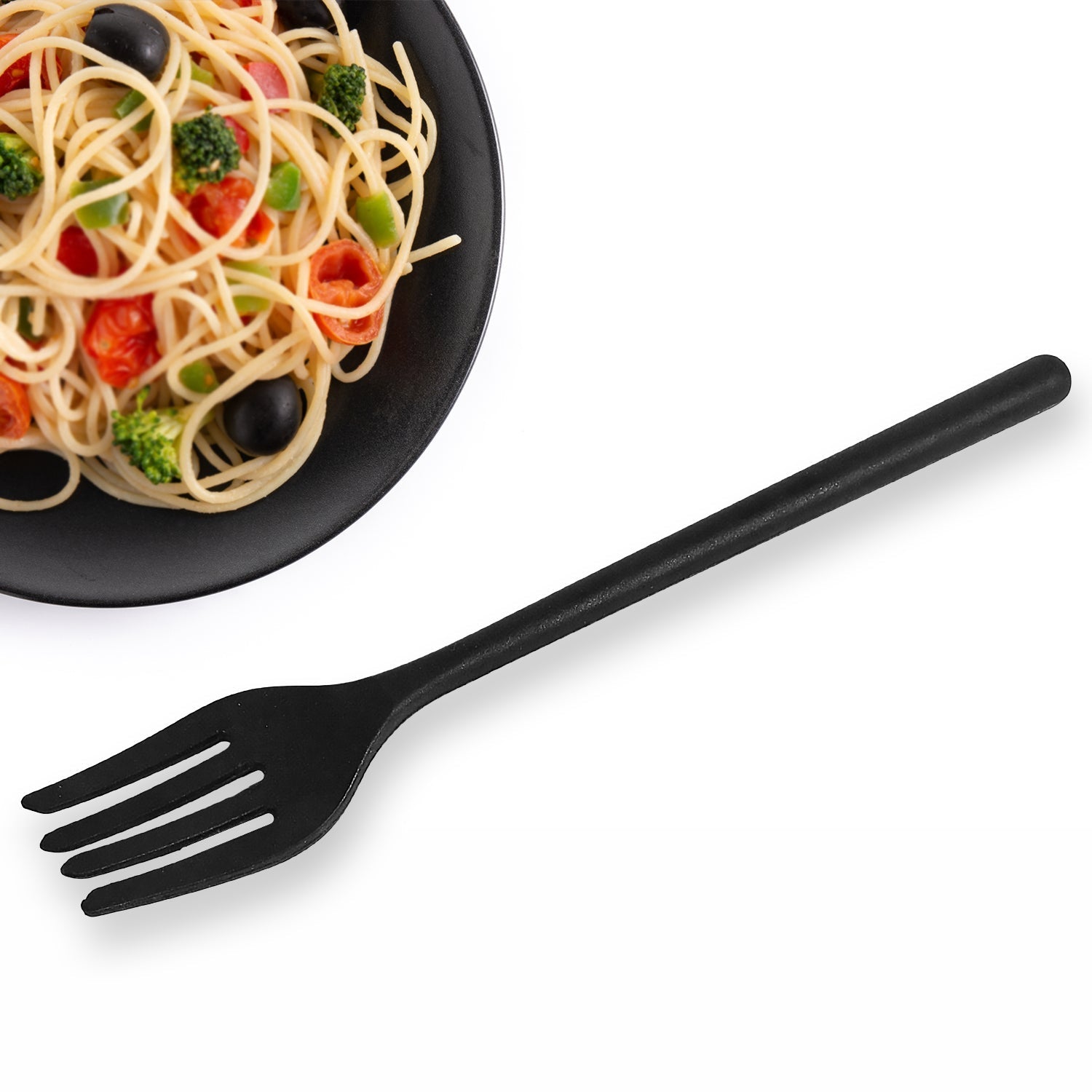 Silicone Flexible Forks, Silicone Cooking Fork Heat Resistant, Multifunctional Nonstick Blending Fork (6 Pcs) - infinityexculsivestore.com