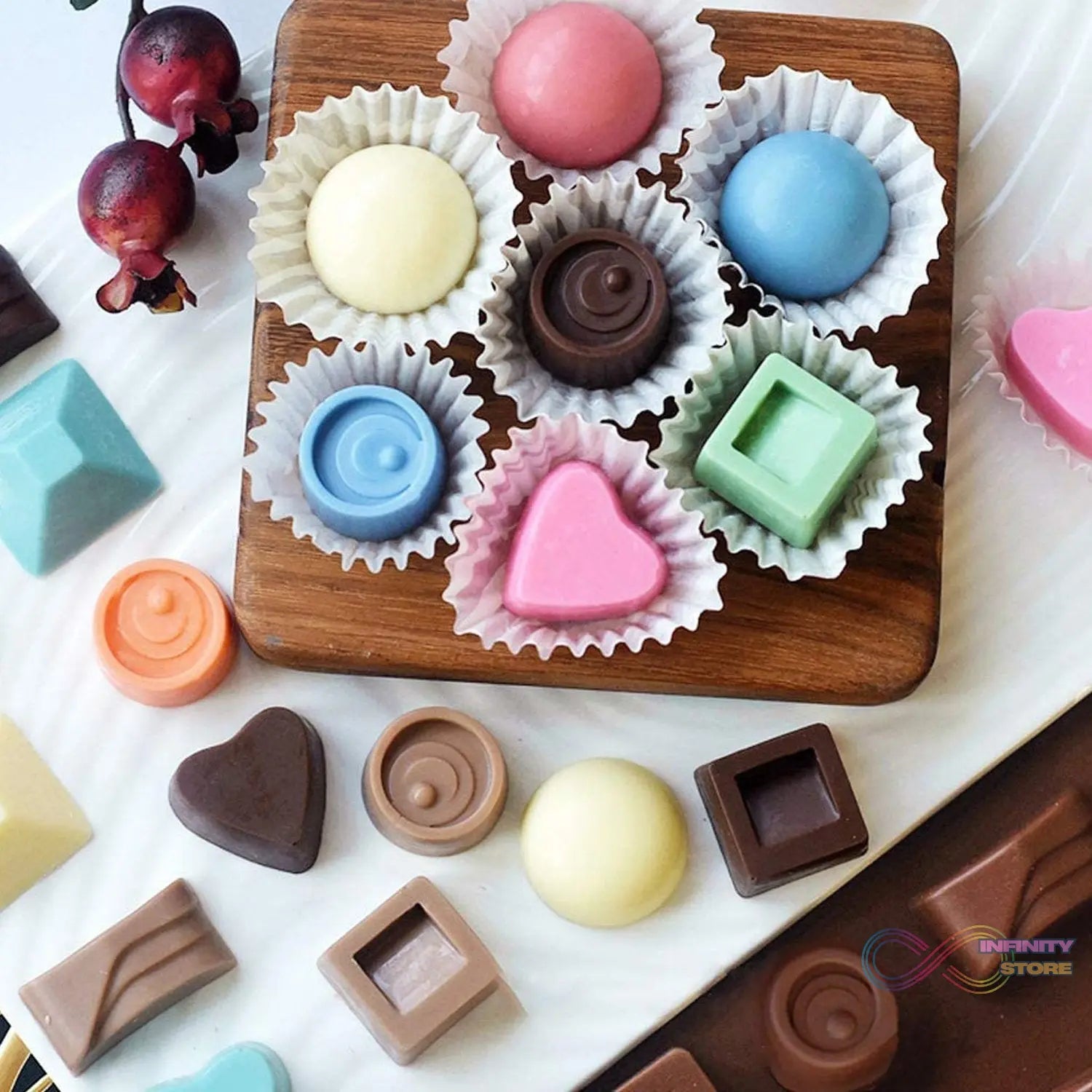 Food grade silicone chocolate mold for safe use