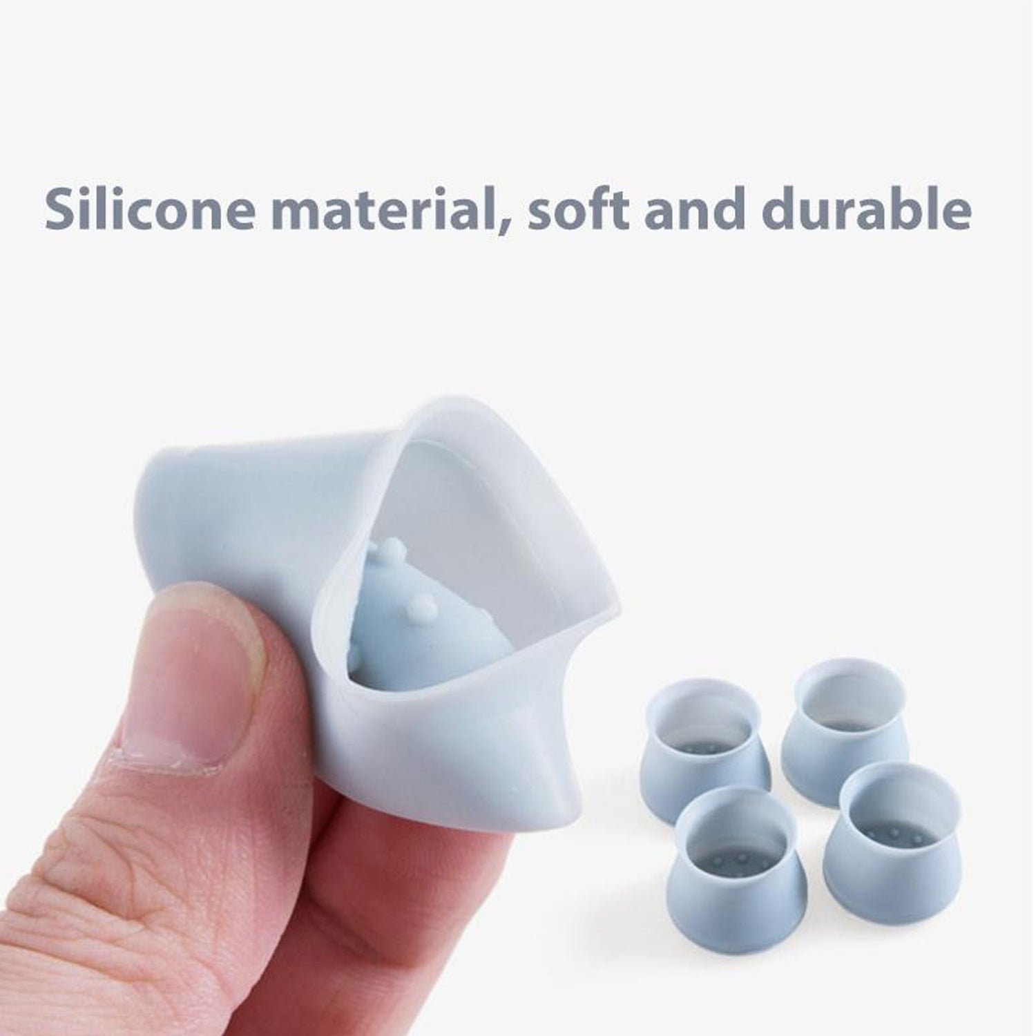 Silicone Furniture Feet Pads for Chair Legs (4 Pcs) - infinityexculsivestore.com