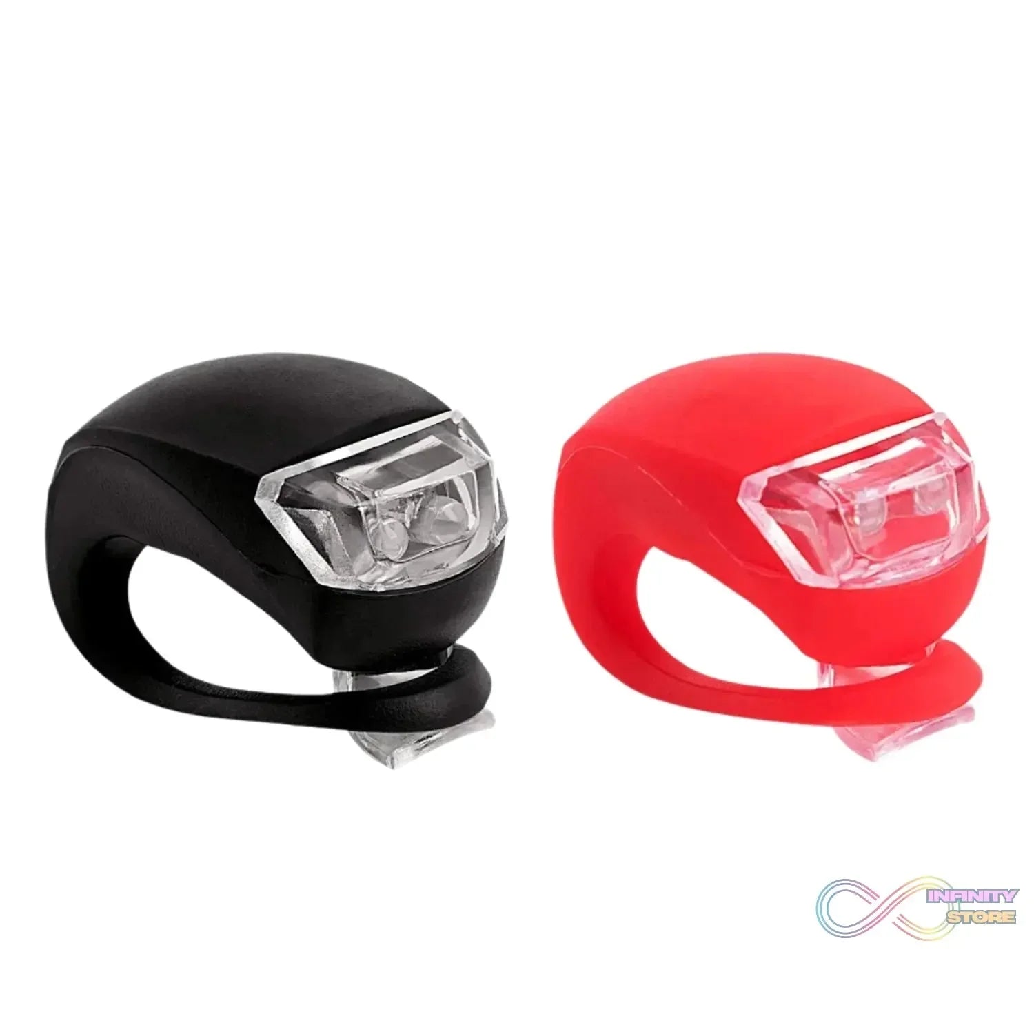 Silicone LED Bike Light Set (2 Pcs Set) - infinityexculsivestore.com