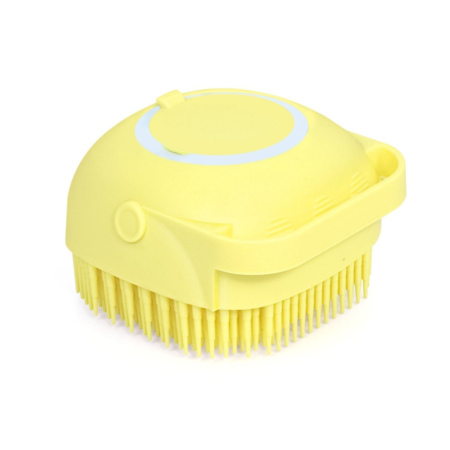 Silicone Massage Bath Body Brush Soft Bristle With Shampoo Dispenser - infinityexculsivestore.com