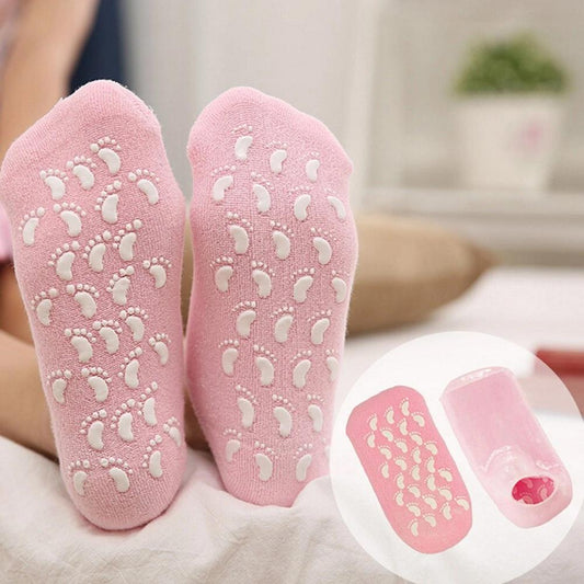 Silicone Moisturizing Feet Socks Gel (1 pair) - infinityexculsivestore.com