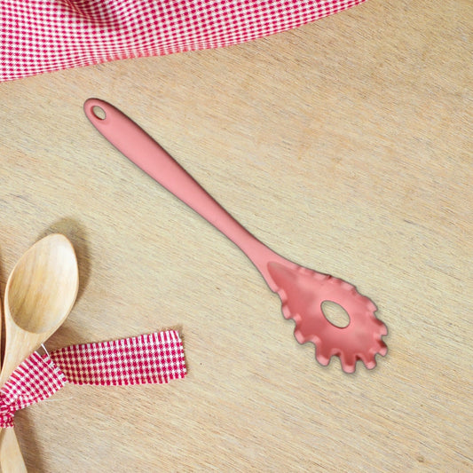 Silicone Pasta Fork Spaghetti Strainer, Non - Slip Heat Resistant - infinityexculsivestore.com