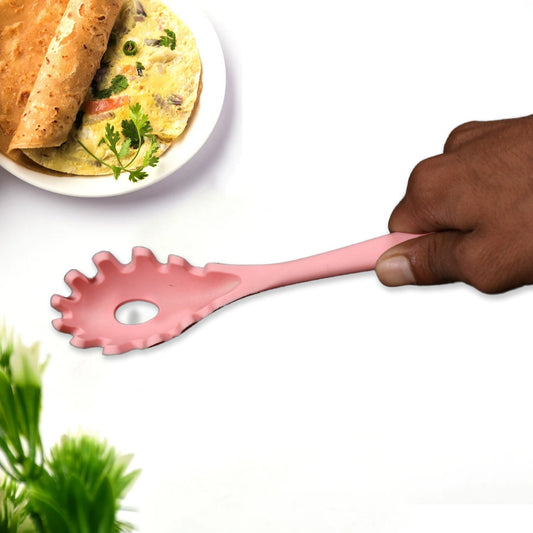 Silicone Pasta Fork Spaghetti Strainer, Non - Slip Heat Resistant - infinityexculsivestore.com
