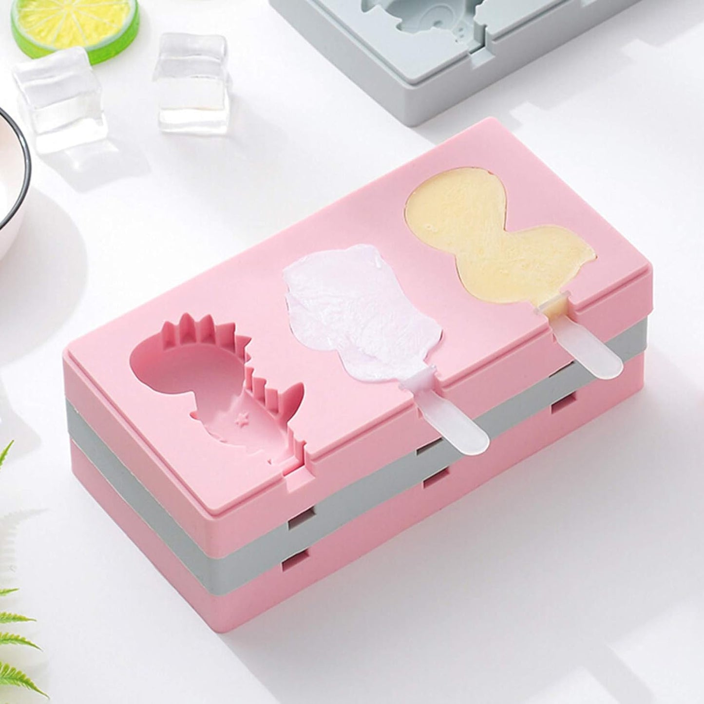 Silicone Popsicle Molds, Reusable Ice Cream Molds With Sticks And Lids. A Must - Have Popsicle Mold For Summer. - infinityexculsivestore.com