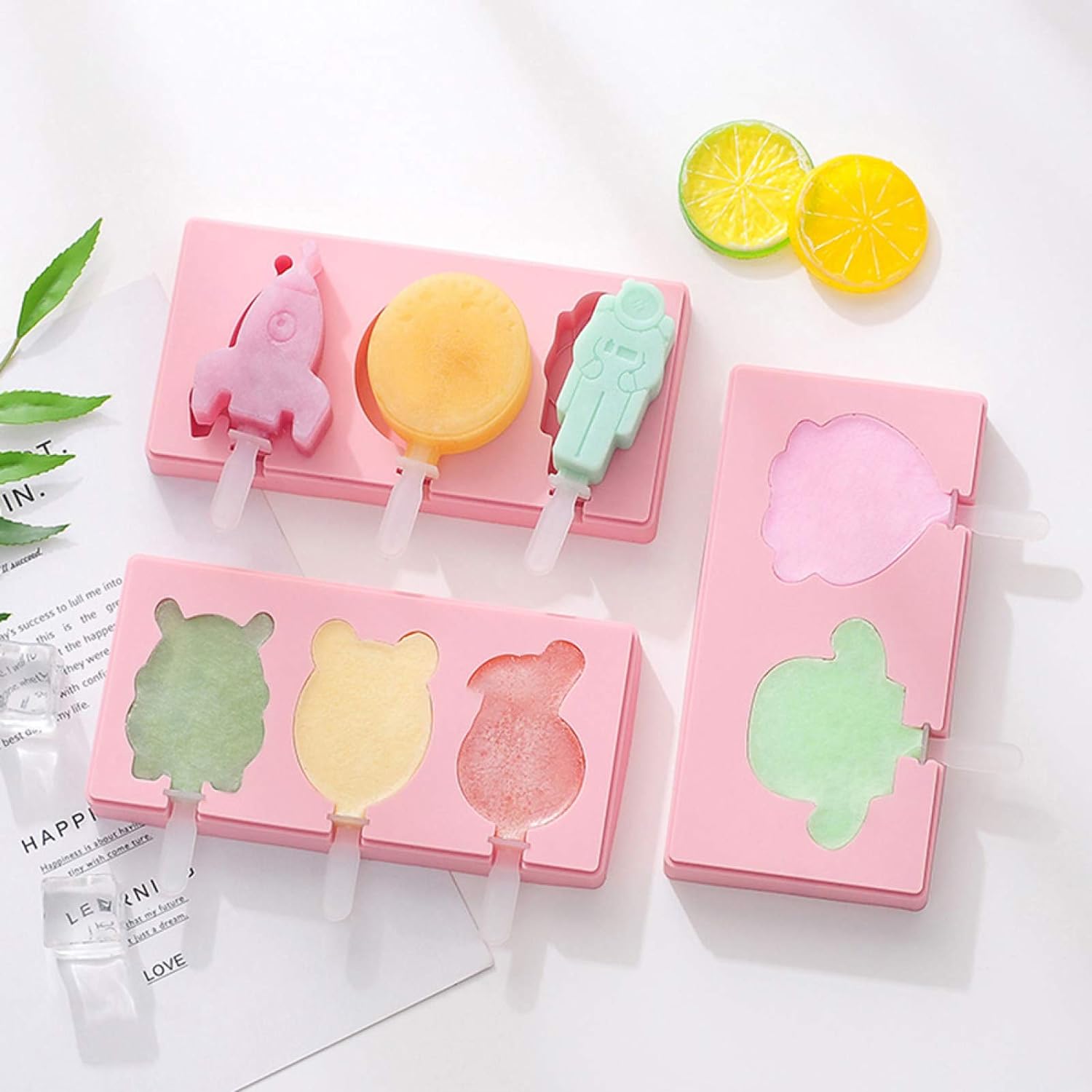 Silicone Popsicle Molds, Reusable Ice Cream Molds With Sticks And Lids. A Must - Have Popsicle Mold For Summer. - infinityexculsivestore.com