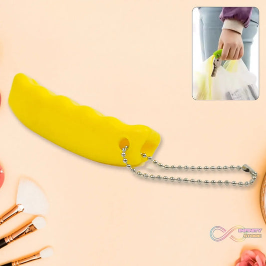 Silicone Portable Bag Device Bag Filter Hand Shopping Bag Carry Tool Key Chain (1 Pc) - infinityexculsivestore.com