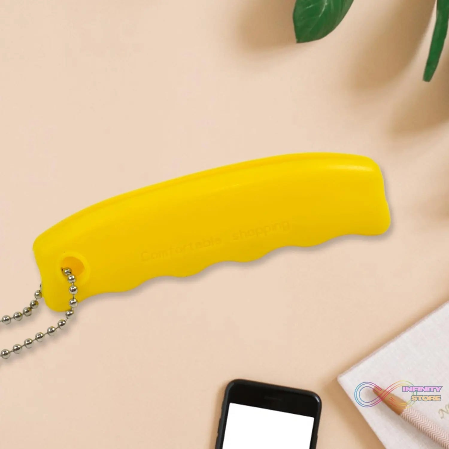 Silicone Portable Bag Device Bag Filter Hand Shopping Bag Carry Tool Key Chain (1 Pc) - infinityexculsivestore.com