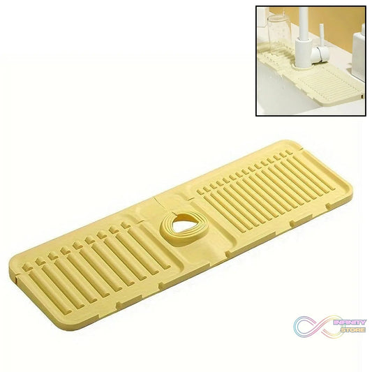 Silicone Sink Faucet Pad / Mat (1 Pc / 33x12 Cm) - infinityexculsivestore.com