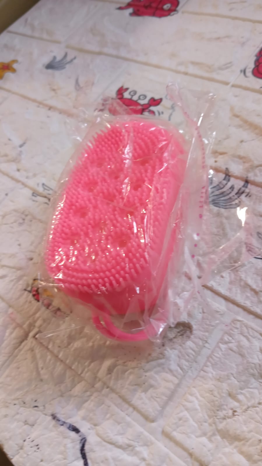 Silicone Super Soft Silicone Bath Brush Double - Sided Body Scrubber Brush for Deep Cleasing Exfoliating, Ultra - Soft Scrubber(1 pc) - infinityexculsivestore.com