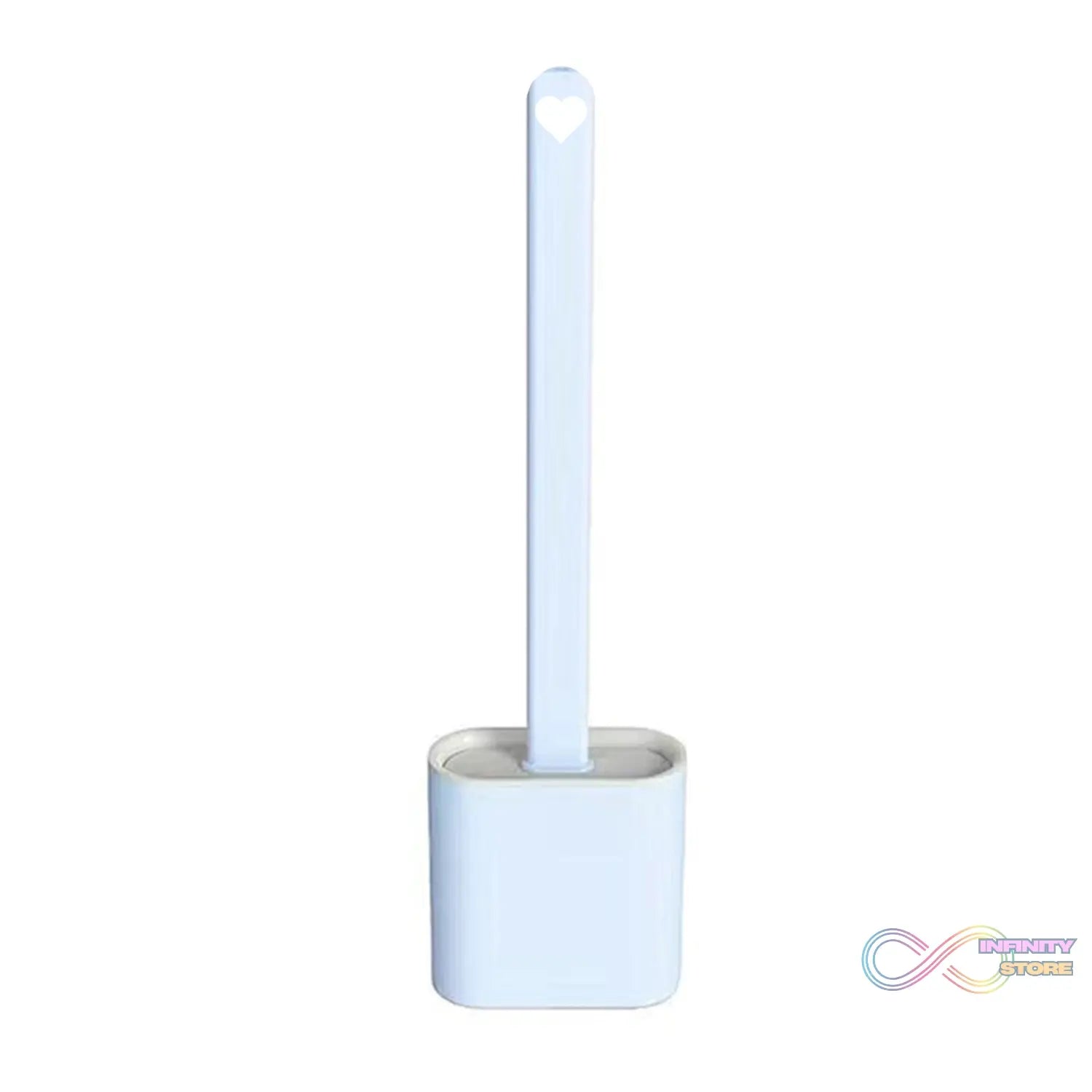 Modern silicone toilet brush with stand for organized bathroom cleaning