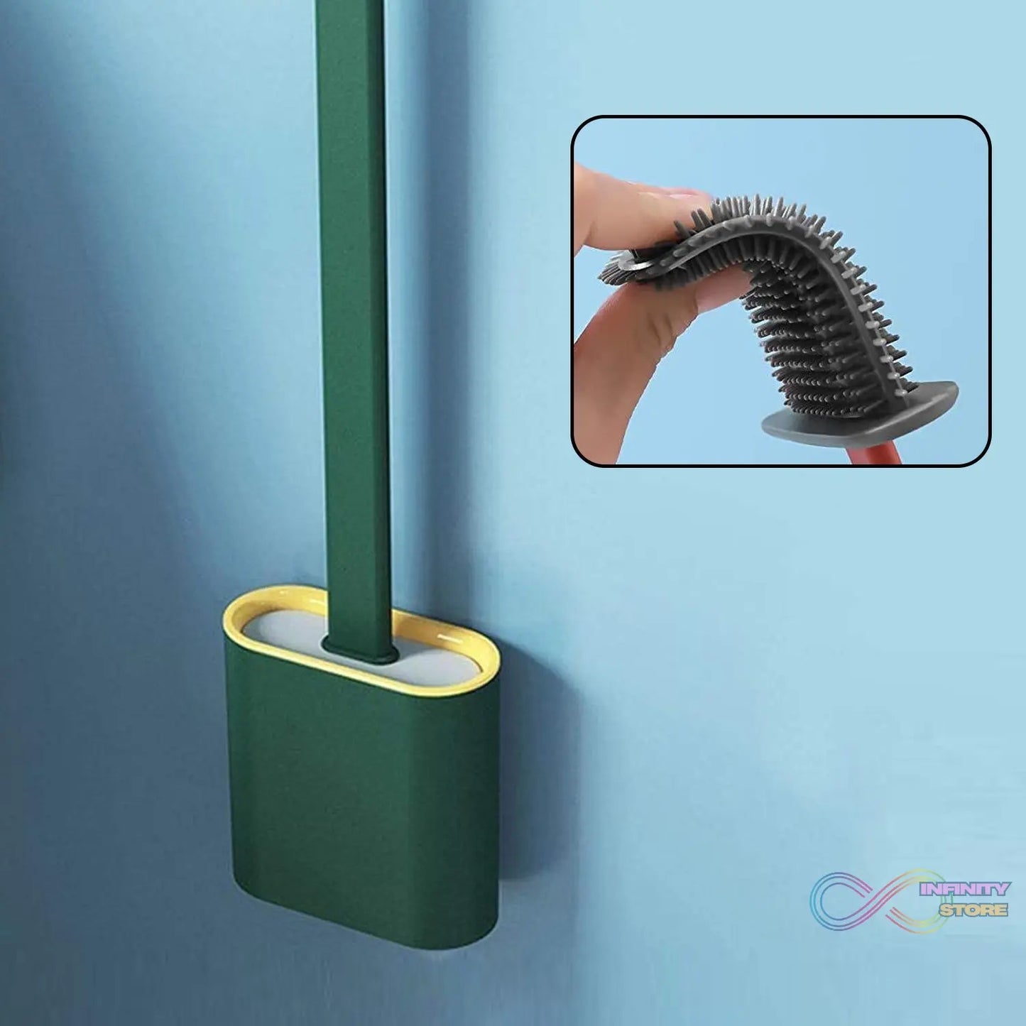 Toilet cleaning brush