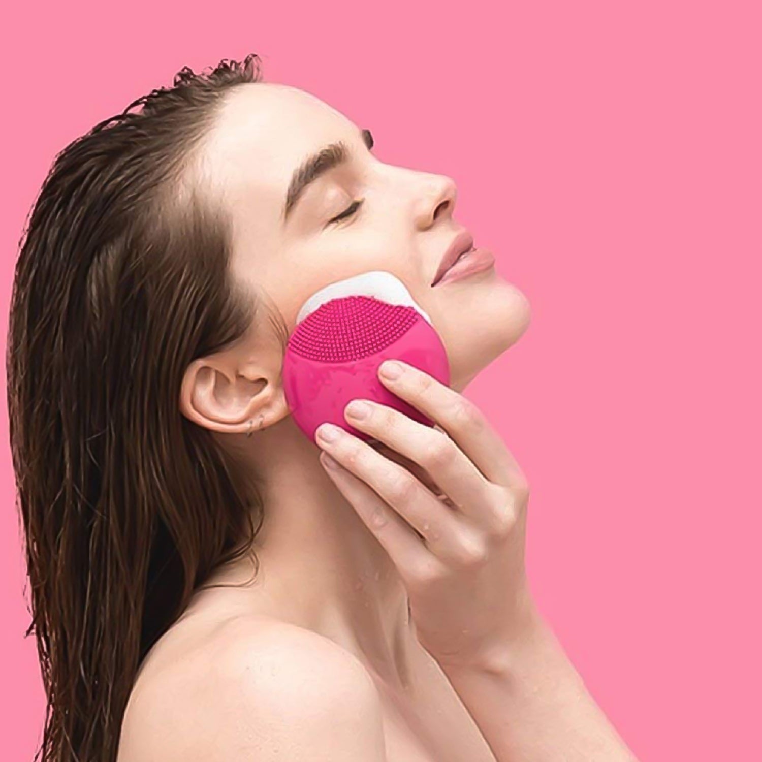 Silicone USB Facial Cleansing Brush and Face Massager (1 Pc) - infinityexculsivestore.com