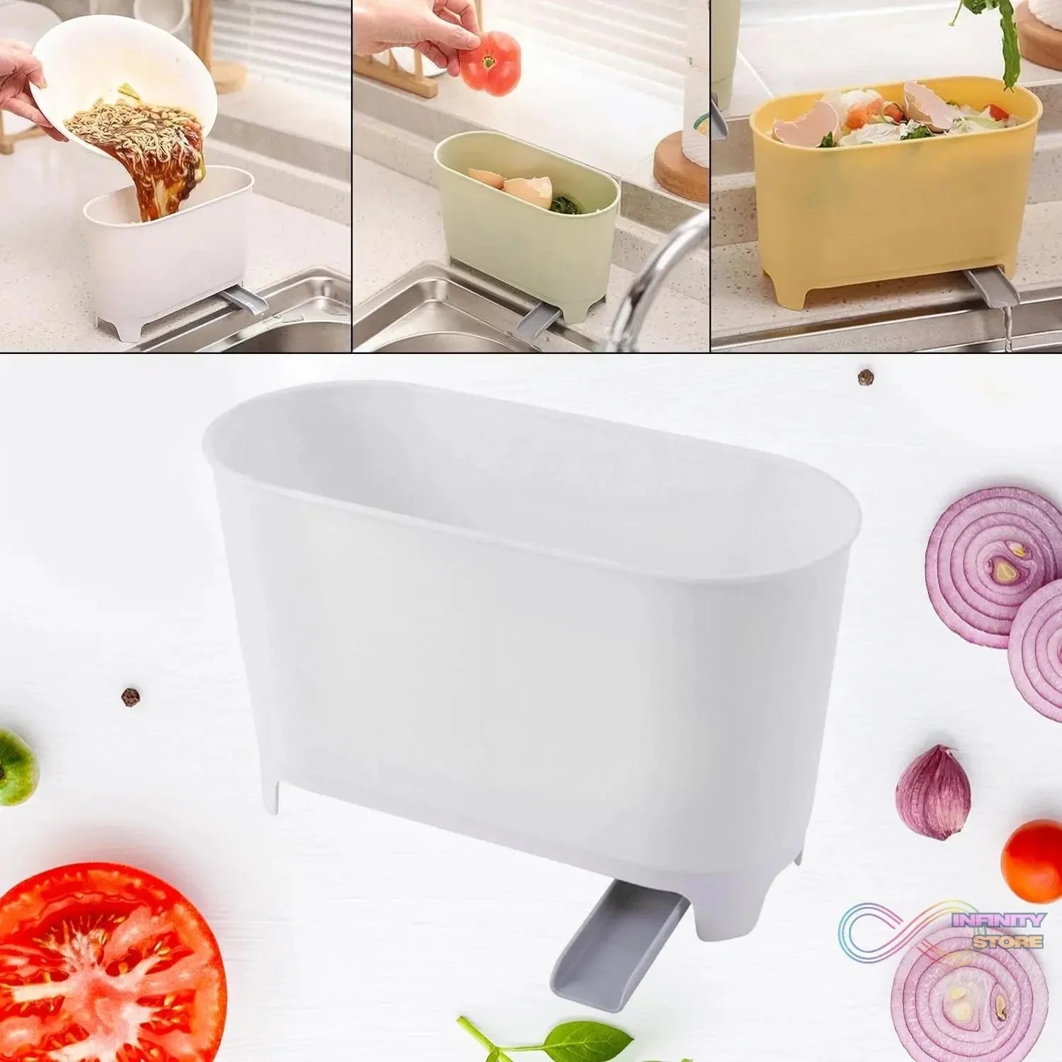 Sink Trash Can Strainer Multi Purpose Sink Kitchen (1 Pc) - infinityexculsivestore.com