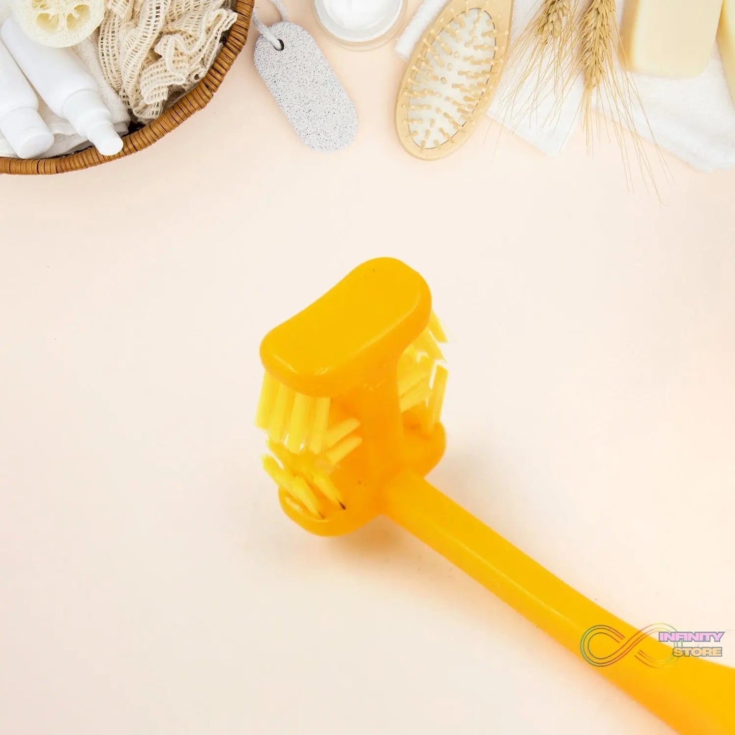 Six - Sided Soft Toothbrush, Anti - Bacterial 6 Sided Care (1 Pc/ Mix Color) - infinityexculsivestore.com