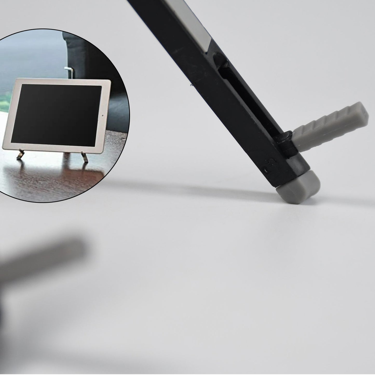 Slim Tablet Mobile Stand Adjustable Foldable Tablet Stand Scaffold (1 Pc) - infinityexculsivestore.com