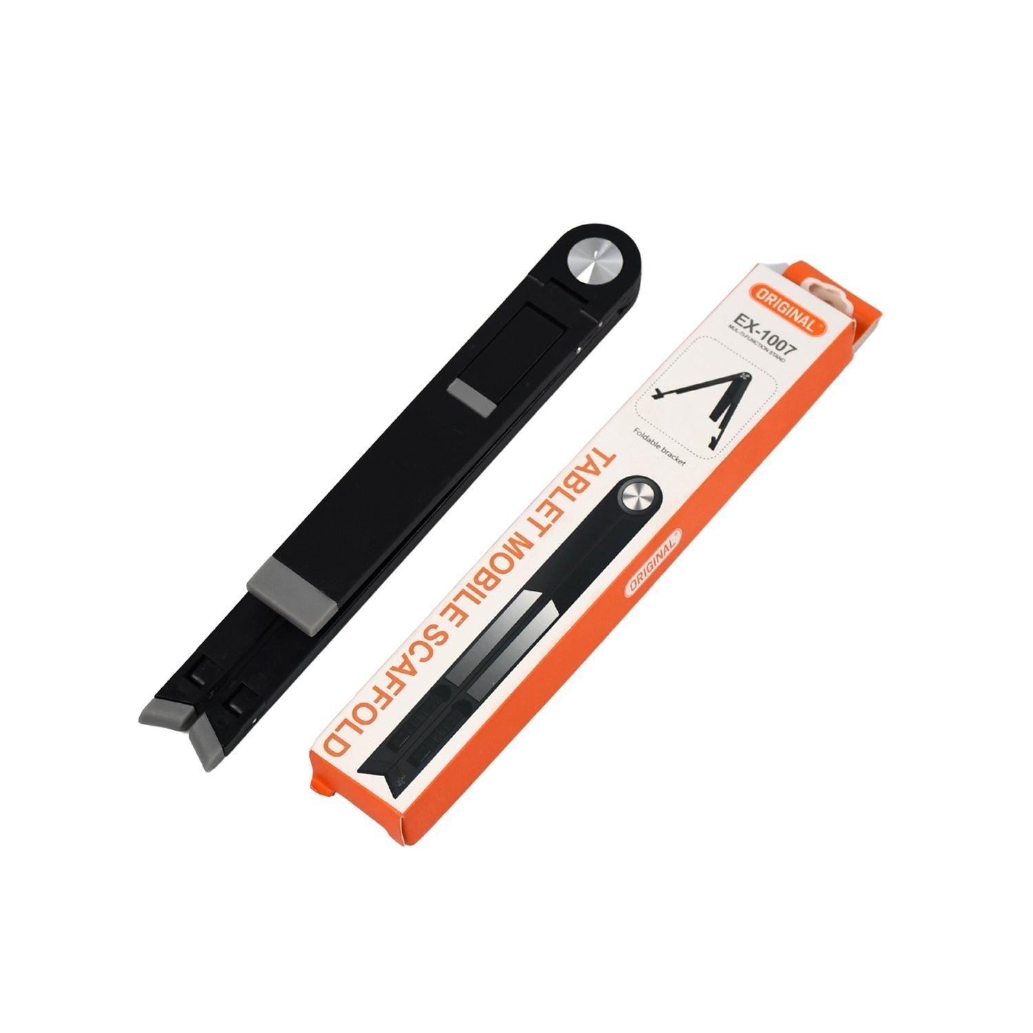 Slim Tablet Mobile Stand Adjustable Foldable Tablet Stand Scaffold (1 Pc) - infinityexculsivestore.com