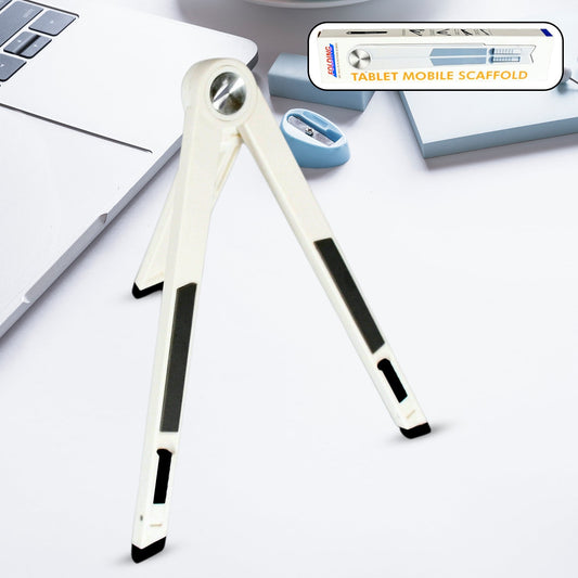 Slim Tablet Mobile Stand Adjustable Foldable Tablet Stand Scaffold (1 Pc) - infinityexculsivestore.com