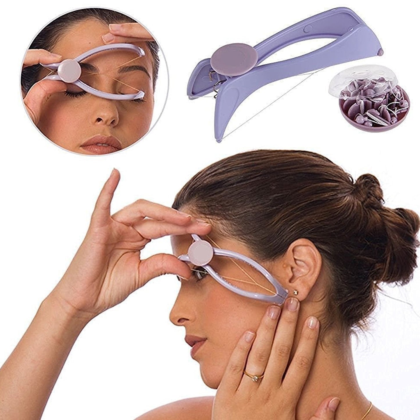 Slique Painless Hair Removal Threading Kit - infinityexculsivestore.com