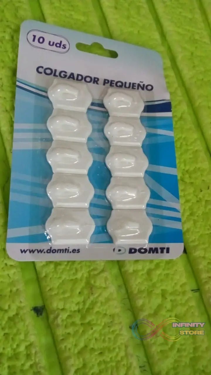 Small Adhesive Hooks for Wall Hanging Adhesive Hooks (10 pcs Set) - infinityexculsivestore.com