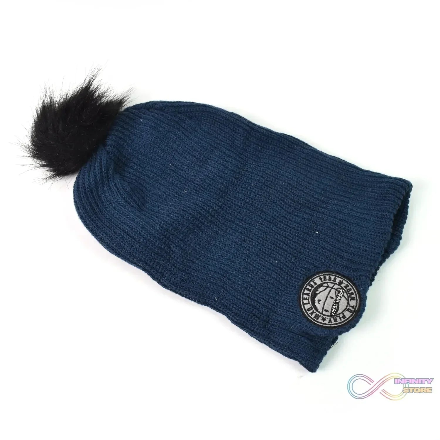 Small Cap for Winter Woolen Knitted Inside Fur Caps (1 Pc / Mix Design & Color) - infinityexculsivestore.com