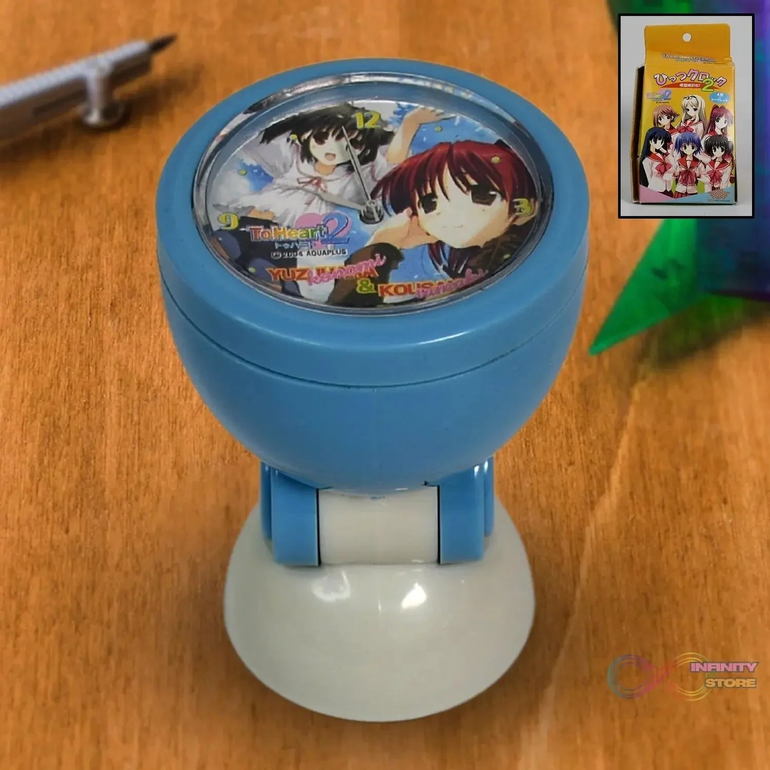 Small Cartoon Bathroom Clock with Waterproof Design (1 Pc) - infinityexculsivestore.com