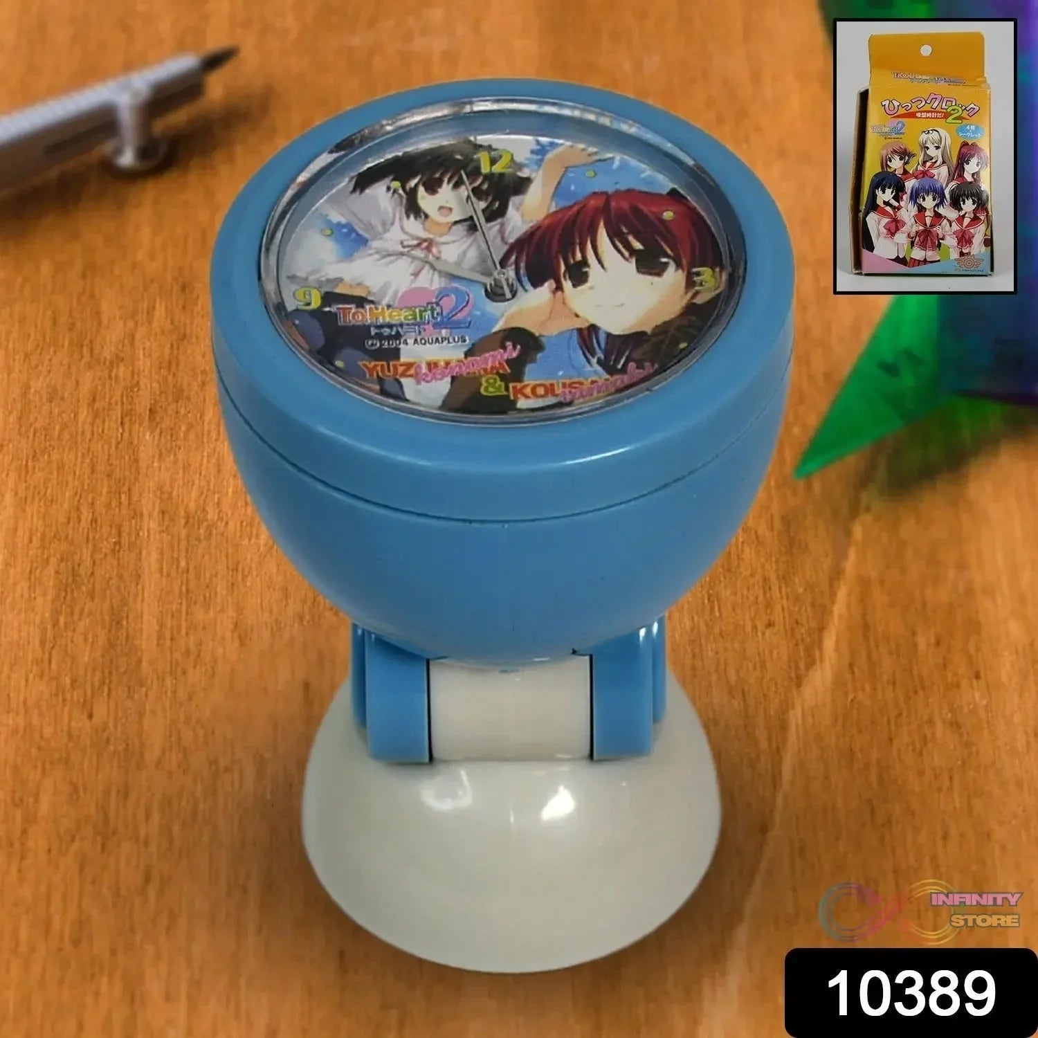 Small Cartoon Bathroom Clock with Waterproof Design (1 Pc) - infinityexculsivestore.com