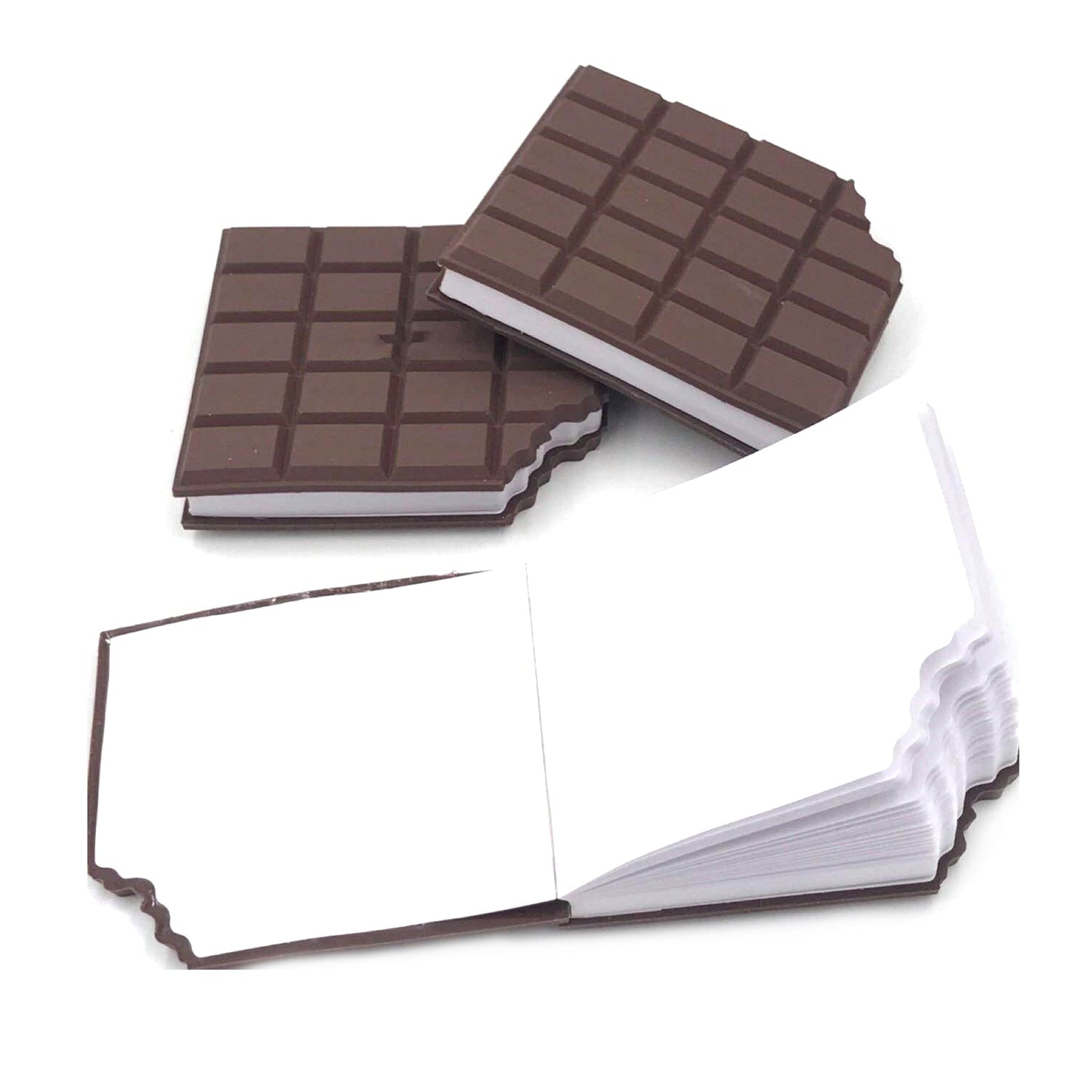 Small Chocolate Scented Diary Memo Notebook in Rectangular Chocolate Bite Shape with Original Chocolate Smell Personal Pocket Diary, Dairy book with Plain Pages for Kids - infinityexculsivestore.com