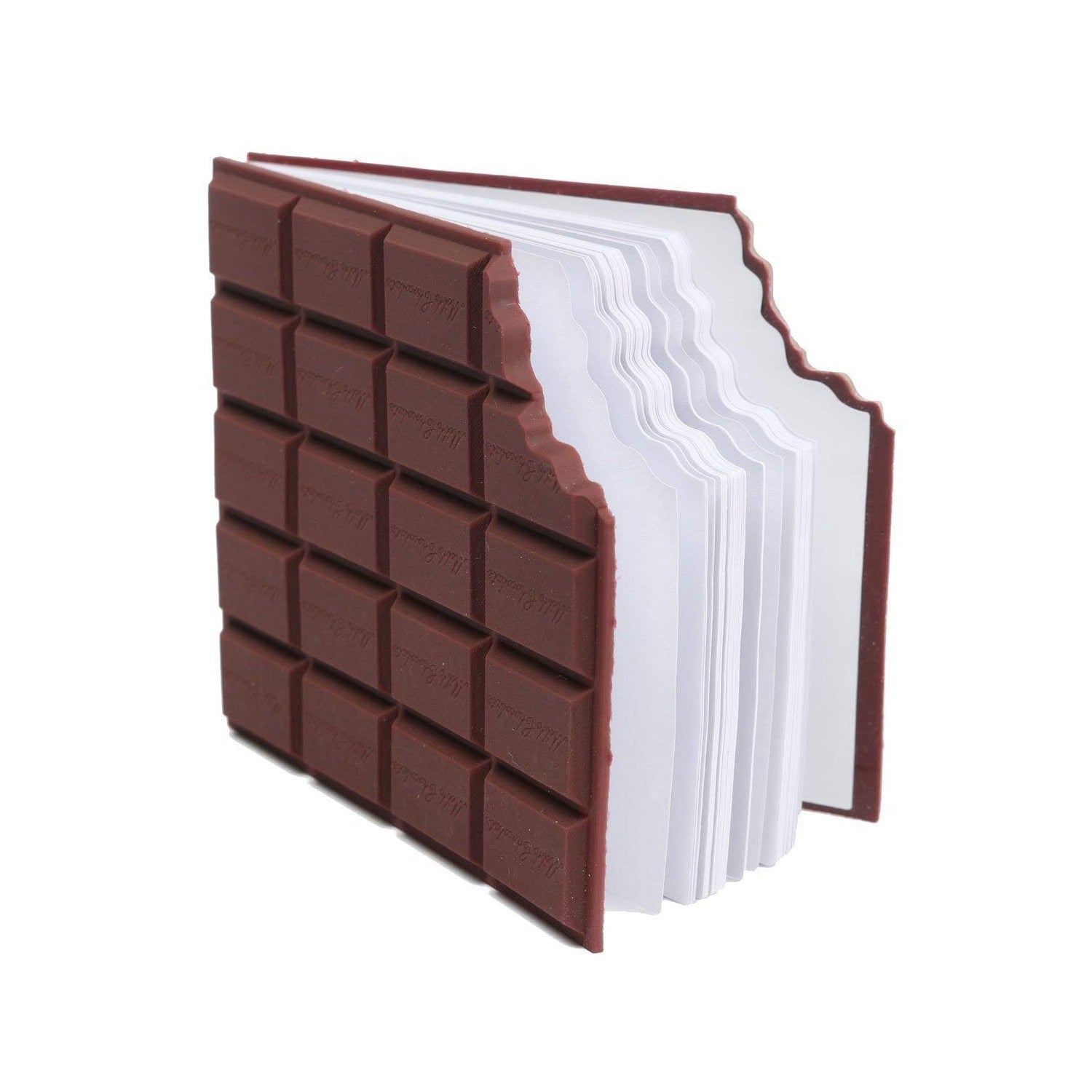 Small Chocolate Scented Diary Memo Notebook in Rectangular Chocolate Bite Shape with Original Chocolate Smell Personal Pocket Diary, Dairy book with Plain Pages for Kids - infinityexculsivestore.com