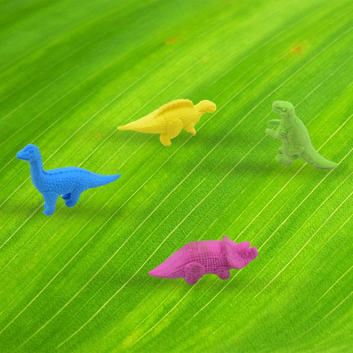 Small Dinosaur Shaped Erasers (4 Pc): Animal Erasers for Kids (School Supplies) - infinityexculsivestore.com