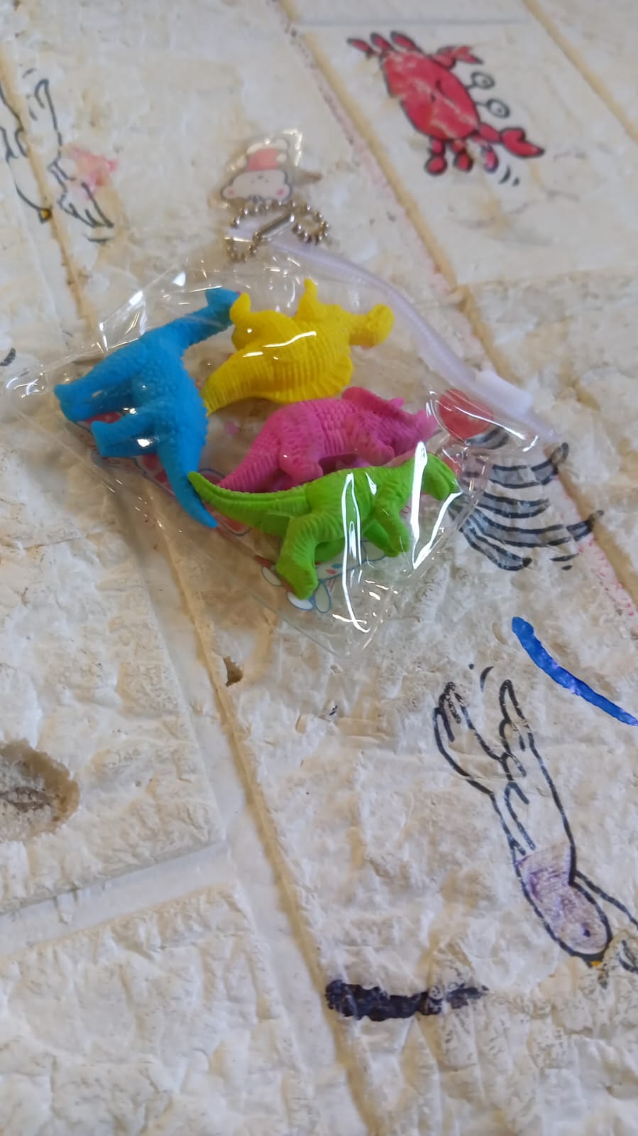 Small Dinosaur Shaped Erasers (4 Pc): Animal Erasers for Kids (School Supplies) - infinityexculsivestore.com