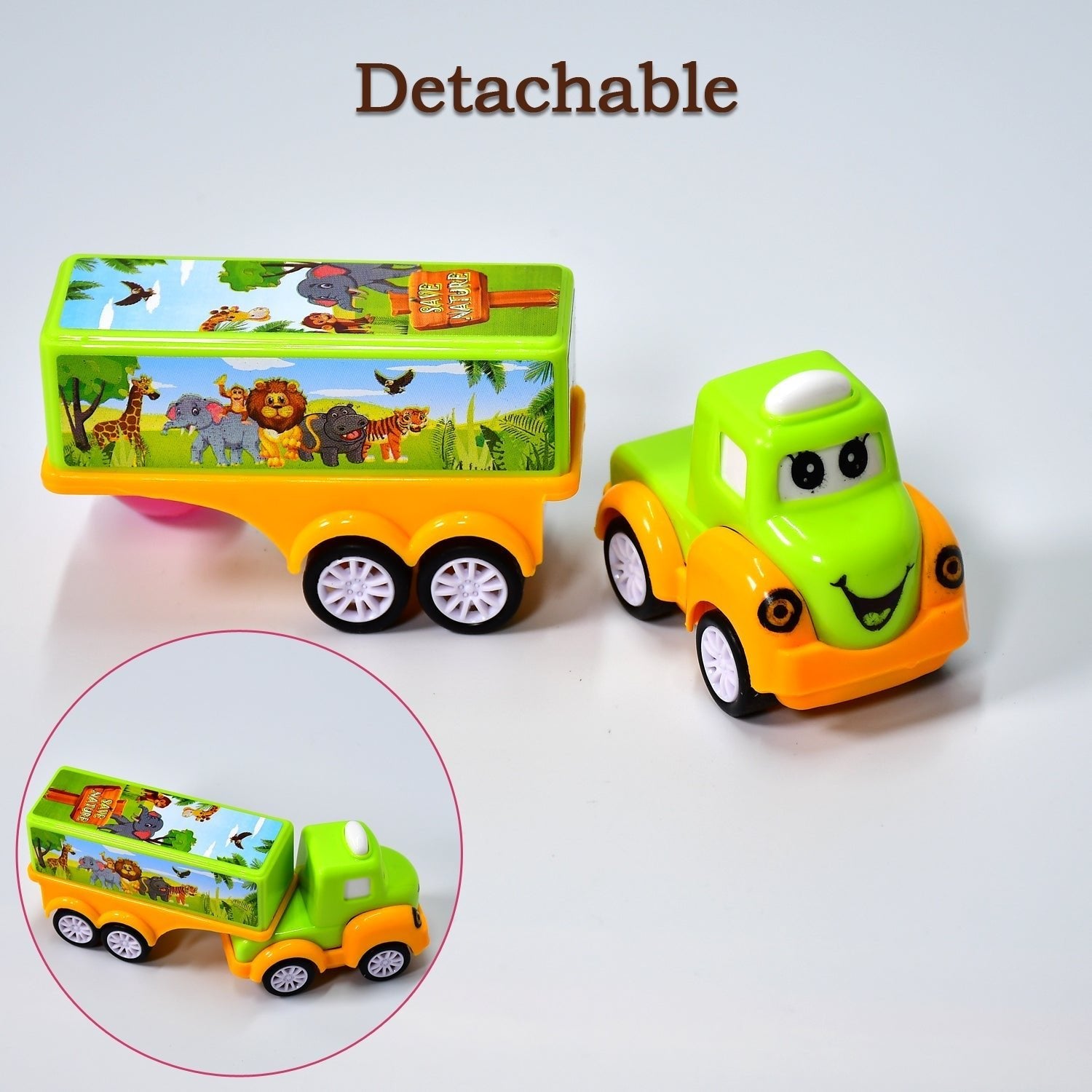 Small Green and yellow Toy Truck. - infinityexculsivestore.com