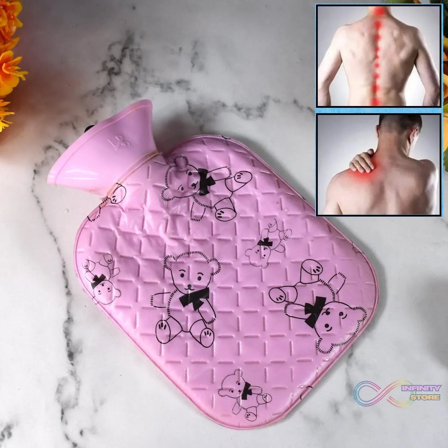 Small Hot Water Bag for Pain Relief (1 Pc / Mix Color) - infinityexculsivestore.com